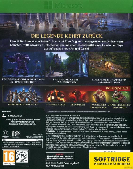 Actual product image 1C Entertainment King's Bounty II - Day One Edition (Xbox One S, Xbox One X, DE)