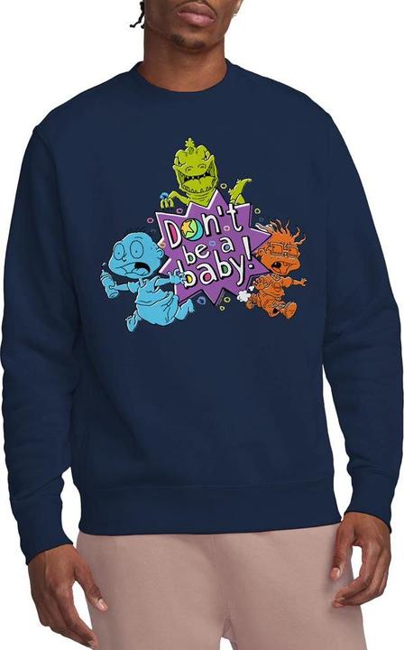 Actual product image Rugrats Unisex Adult Babies Run For The Hills Sweatshirt (XXL)
