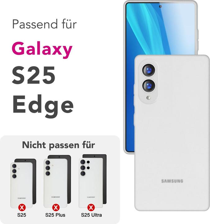 Produktbild Nalia Phantom - 0,3mm Extrem Dünn, Federleicht, Mattiert, Minimalistisch - Ultra-Slim Handycase (Samsung Galaxy S25 Edge)