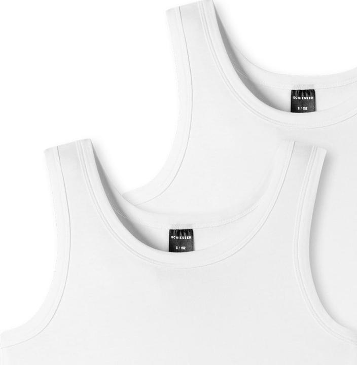 Immagine prodotto Schiesser Confezione da 6 ragazzi adolescenti - 95/5 Organic Cotton Undershirt (176)