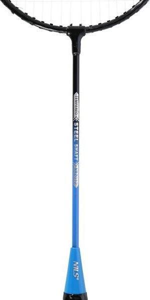 Productafbeelding Nils NRZ012 STEEL badmintonset 2 rackets + 3 shuttlecocks + 195x22cm net + koffer