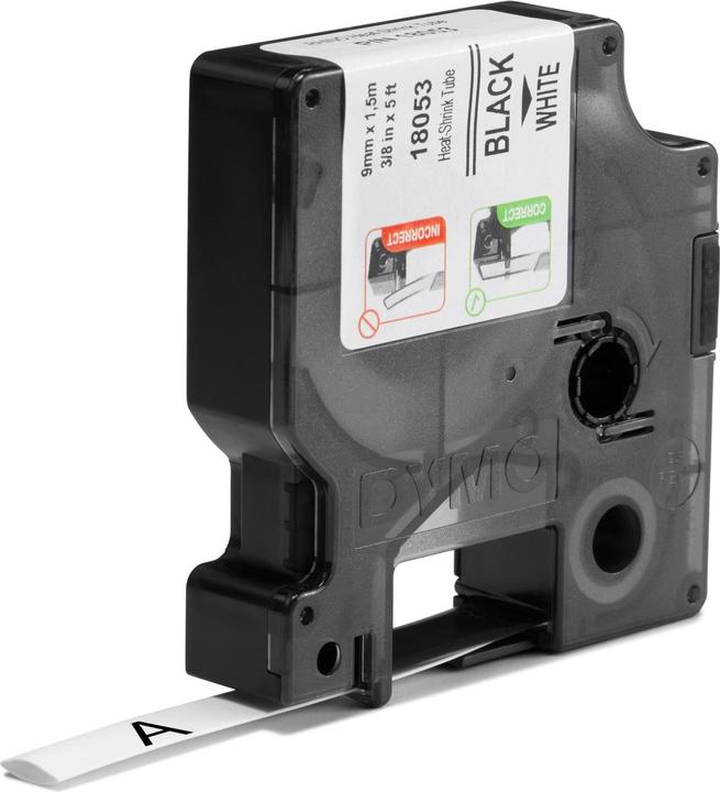 Image du produit Dymo Gaine thermorétractable Rhino (0.90 cm, Blanc)