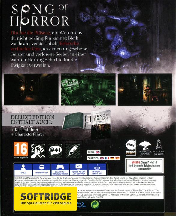 Produktbild astragon Song of Horror (PS4, EN)