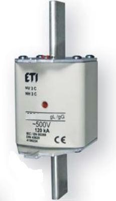 Actual product image Eti Polam fuse-link WT-3C/gG 630A Combi NH3C gG gL 004186233 (630 A)