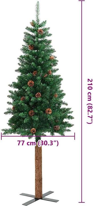 Produktbild vidaXL Künstlicher Weihnachtsbaum (210 cm)