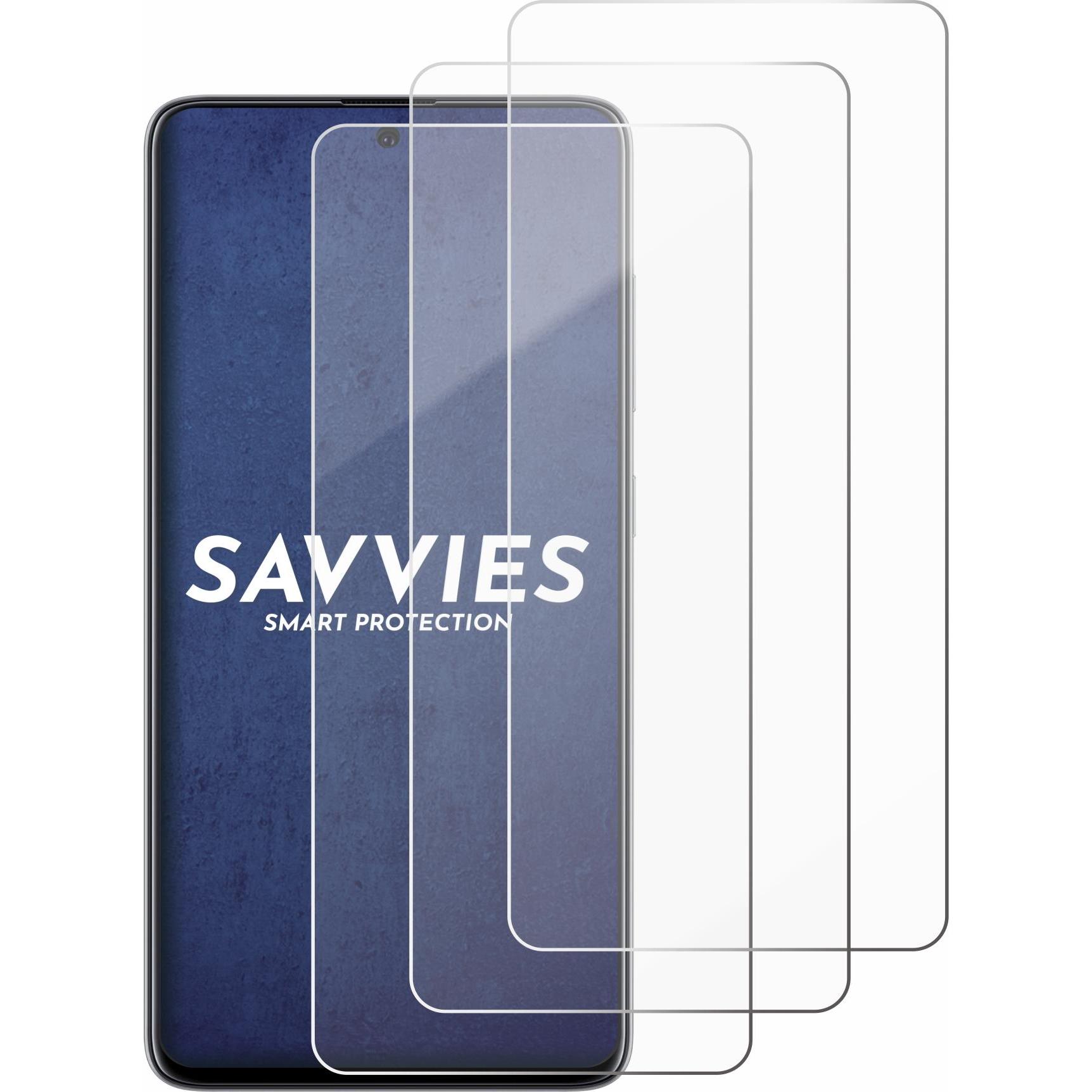 Thumbnail - Savvies Panzerglas Hartglas Displayschutz (3 Stück, Samsung Galaxy A51 5G), Smartphone Schutzfolie, Transparent