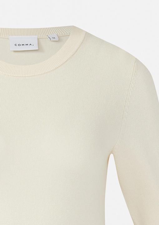 Produktbild Comma Strickpullover Kurzarmpullover im Slim Fit (42)