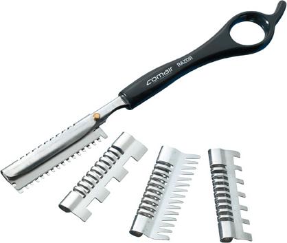 Comair Rasiermesser m.1 Klinge + 4 Aufsätzen