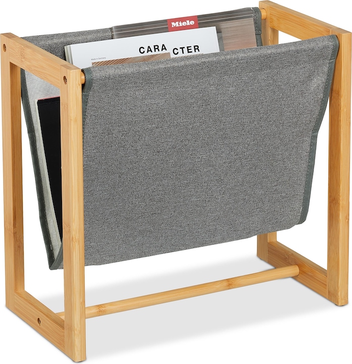 Relaxdays Zeitschriftenhalter