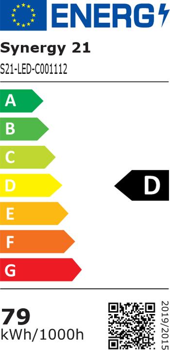 Energielabel Synergy 21 LED Flex Strip warm wit DC24V 60W IP20 CRI97 (Warm wit, 500 cm, Interieur)