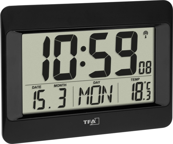 Actual product image TFA Radio clock