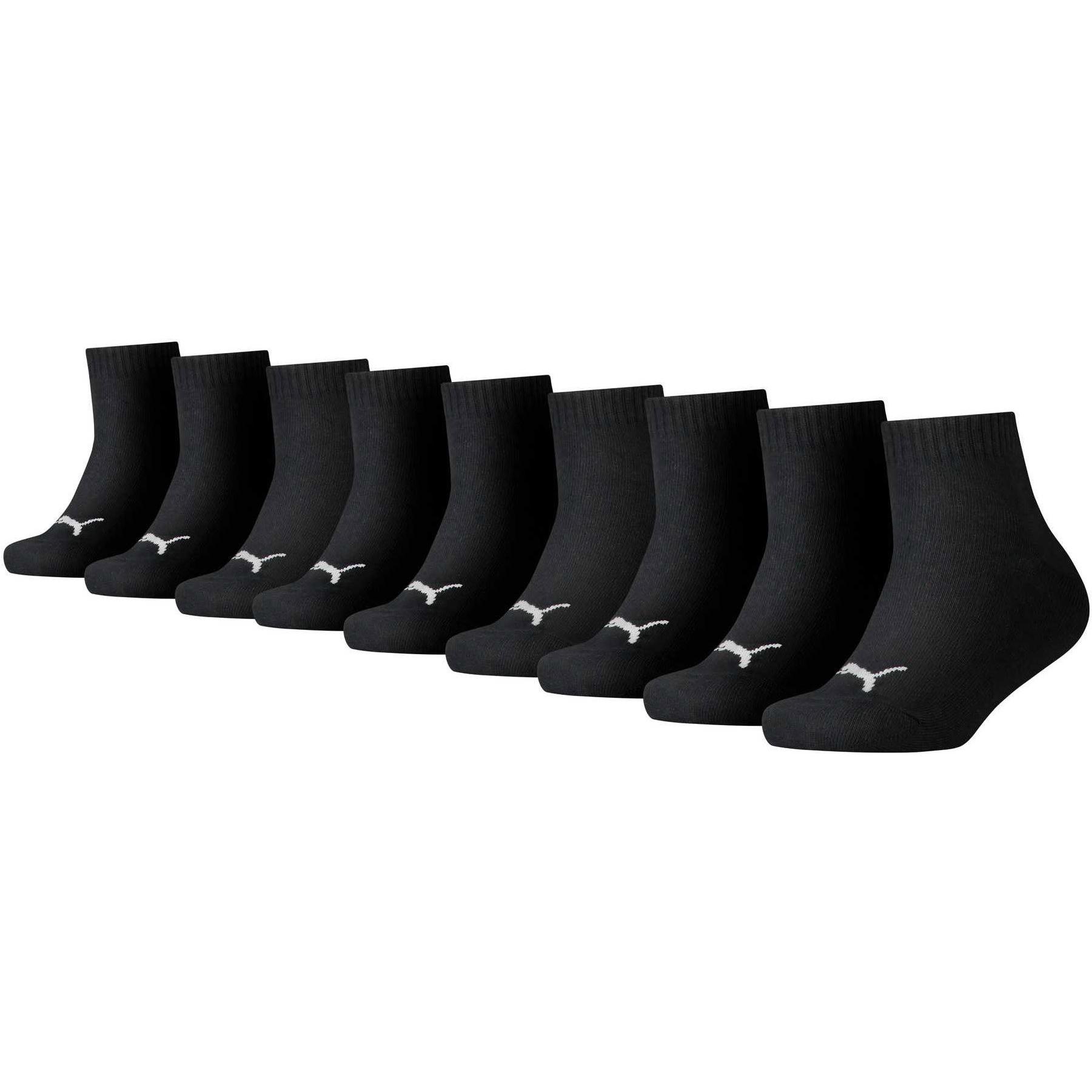 Puma, Unisex, Socken, Socken Sportlich Stretch, Schwarz, (9er Pack, 27 - 30)
