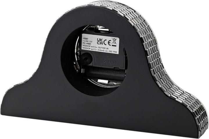 Actual product image Hestia Glass Mirror Napoleon Mantel Clock