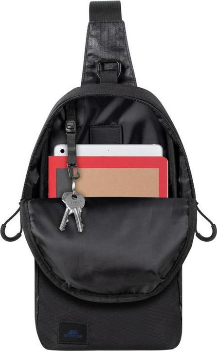 Actual product image Rivacase Riva sling bag Dijon 10.1"" 5312 black (10.10", Universal)