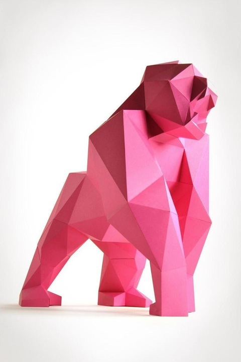 Immagine prodotto Liebesreh GORILLA KIRSCHROT - Kit di artigianato gorilla rosso ciliegia
