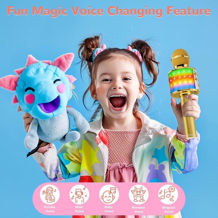 Produktbild Ankuka LED-Karaoke-Mikrofon für Kinder ab 3 Jahren