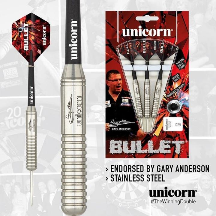 Produktbild Unicorn Bullet Gary Anderson Steel Darts (23 g)