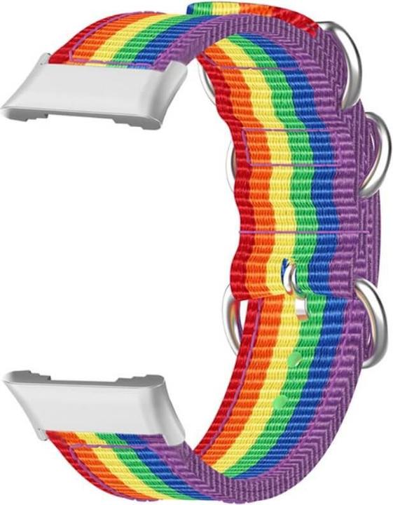 Produktbild Cover-Discount OPPO Watch Free - Nylon Ersatzarmband Regenbogen (Nylon)