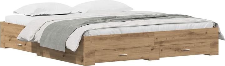 Produktbild vidaXL Rustikales Bett (180 x 200 cm)