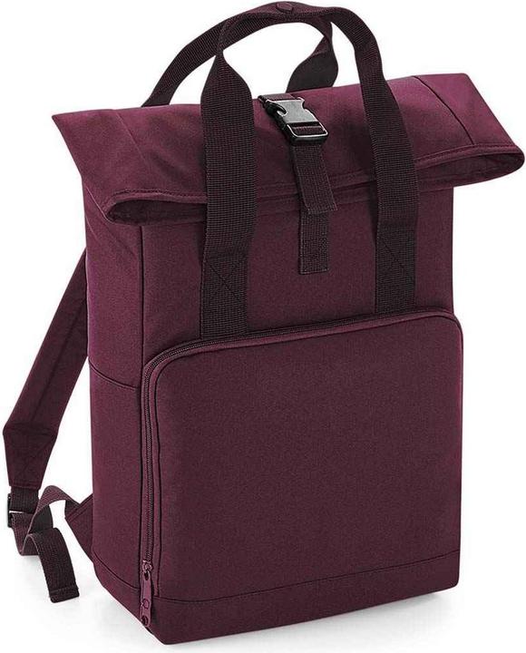 Actual product image Bagbase Unisex Adult Roll Top Twin Handle Backpack (14 l)