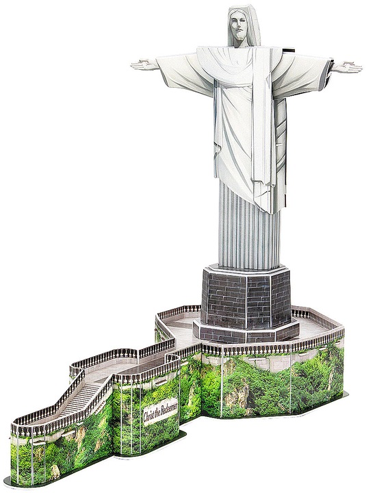 Actual product image Playtastic 3D Puzzle "Cristo Redentor (22 pieces)