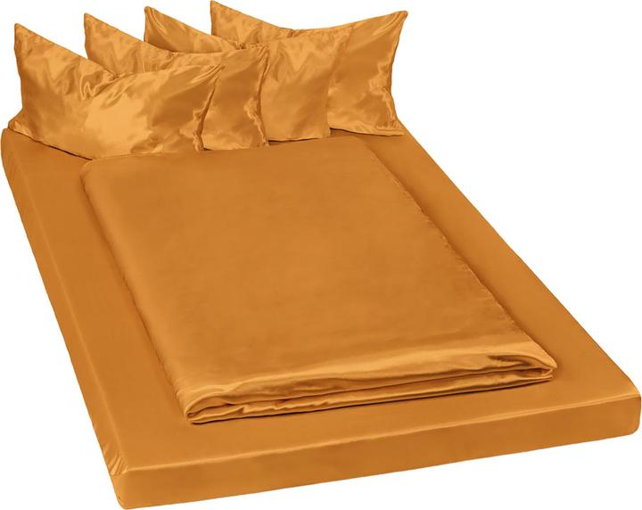 Immagine prodotto tectake 2x Set di biancheria da letto in raso lucido (Set di biancheria da letto, 200 x 150 cm)
