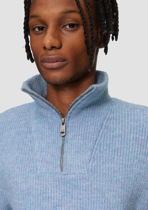 Produktbild S.Oliver Strickpullover Strick-Troyer mit Rippstruktur (S)