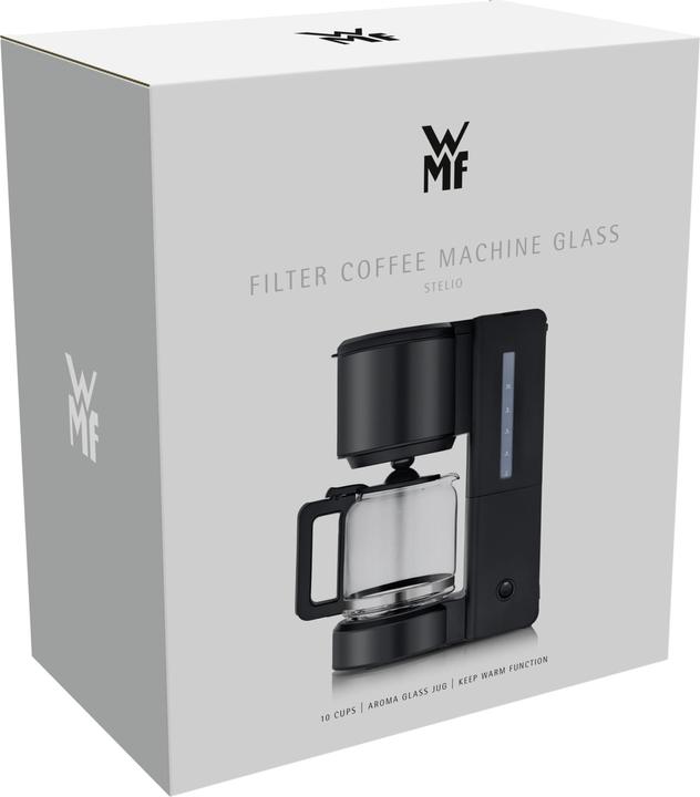 Actual product image WMF STELIO coffee maker glass, deep black
