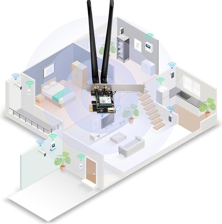Produktbild D-Link AX3000 WI-FI 6 PCIE ADAPTER (Mini PCI Express)