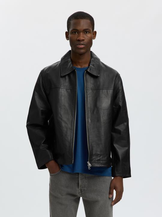 Produktbild Selected Reissverschluss Lederjacke (S)