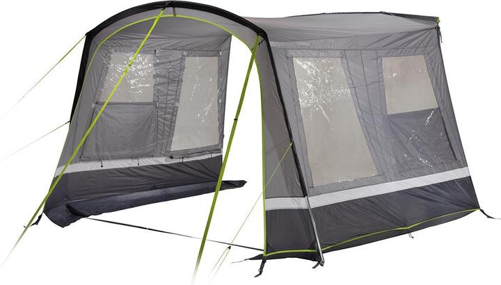 High Peak Bus tent Trento 2.0 lightgrey-darkgrey-lime (Dome tent, 9.10 kg, 2 persons)