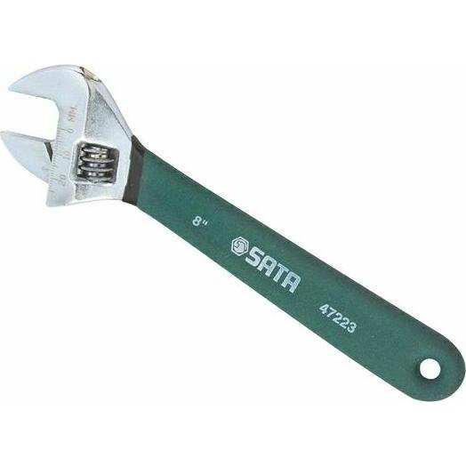 SATA, Schraubenschlüssel, ST47224SC Verstellbarer Schraubenschlüssel, 25,4 cm breiter Griff für verbesserten Komfort und