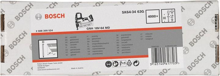 Immagine prodotto Bosch Professional Zubehör Perno svasato 64-34 63 G, 63