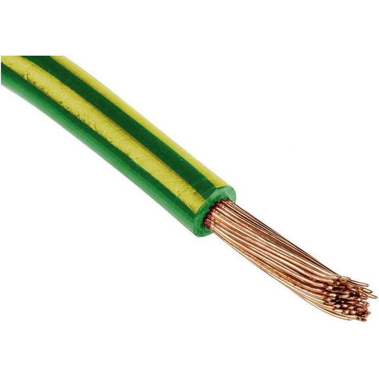 RS PRO, Tubo + Canalina per cavi, Cavo 8awg Bs/Csa/Ul Verde/Gial (100 m)