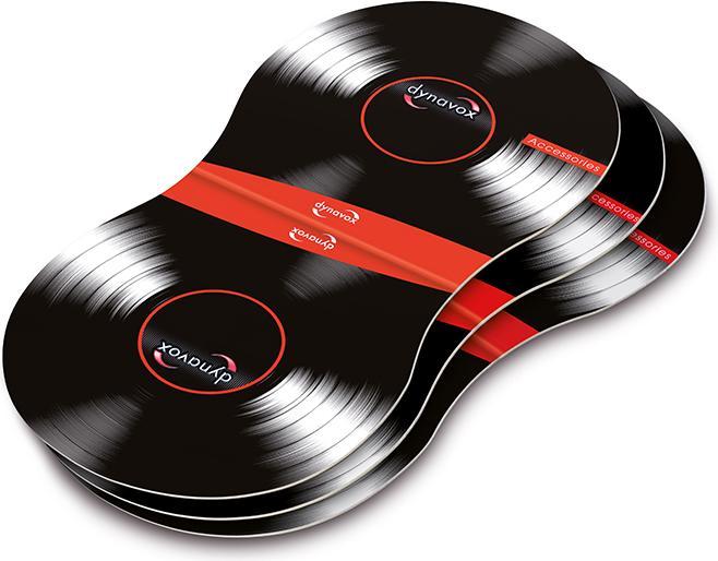 Dynavox Porte-disques, lot de 4