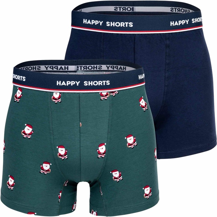 Immagine prodotto Happy shorts Boxer Casual Vestibilità comoda (XXL, Confezione da 2)