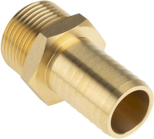 Produktbild RS PRO Adapter Messing BSPT 1x1 (Schlauchkupplung, 25.40 mm)