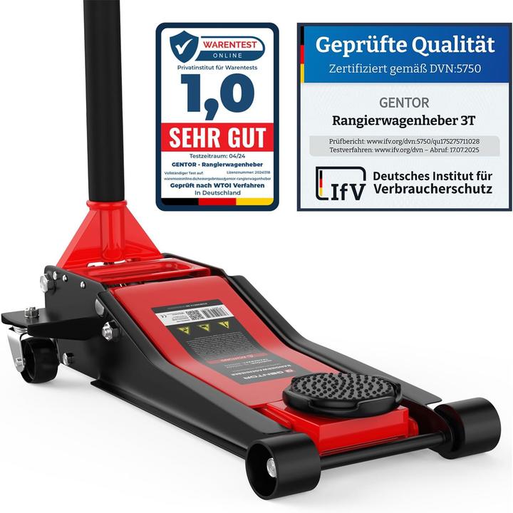 Image du produit Gentor Cric hydraulique de manoeuvre 3T