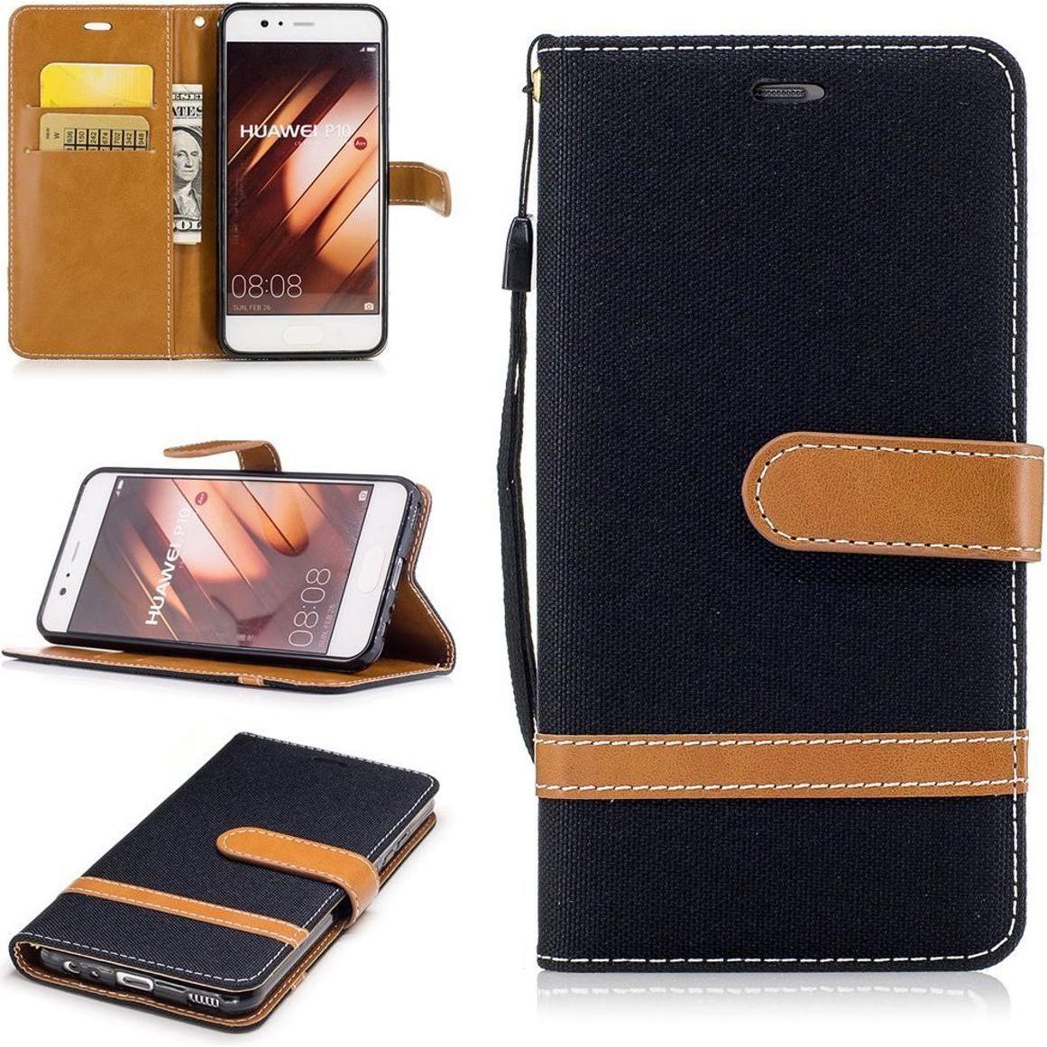 König Design Hülle Handy Schutz für Huawei P10 Case Cover Tasche Wallet Etui Handyhülle Neu (Haier P10), Smartphone Hüll...