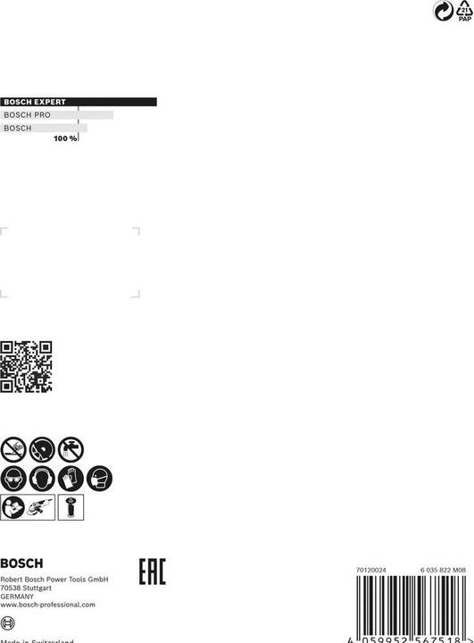 Immagine prodotto Bosch Professional Zubehör Expert Carbide Multi Wheel X-LOCK, 125 mm, 22,23 mm