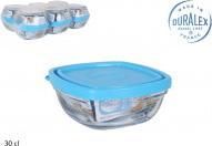 Produktbild Duralex freshbox quadratische Lunchbox 11x11x5cm blauer De