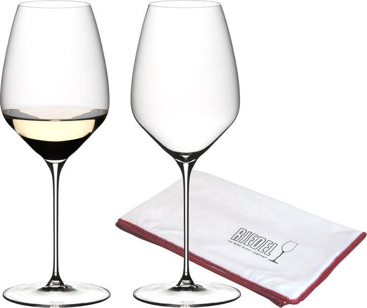 Produktbild Riedel Veloce Riesling Gläser + Poliertuch (57 cl, 2 Gläser, Weissweingläser)