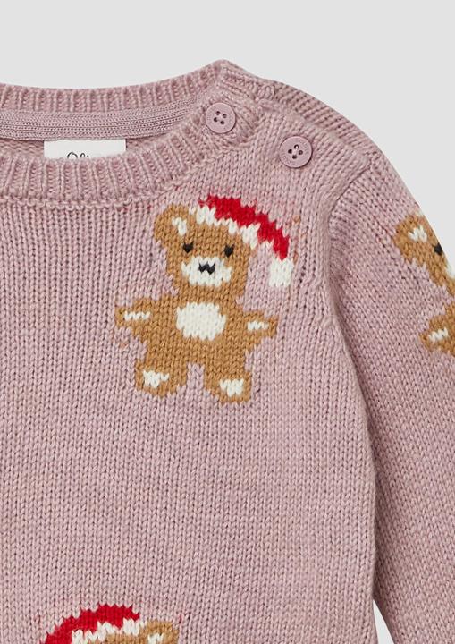 Produktbild s.Oliver Strickpullover Unisex Strickpullover mit Weihnachtsmotiven (74)