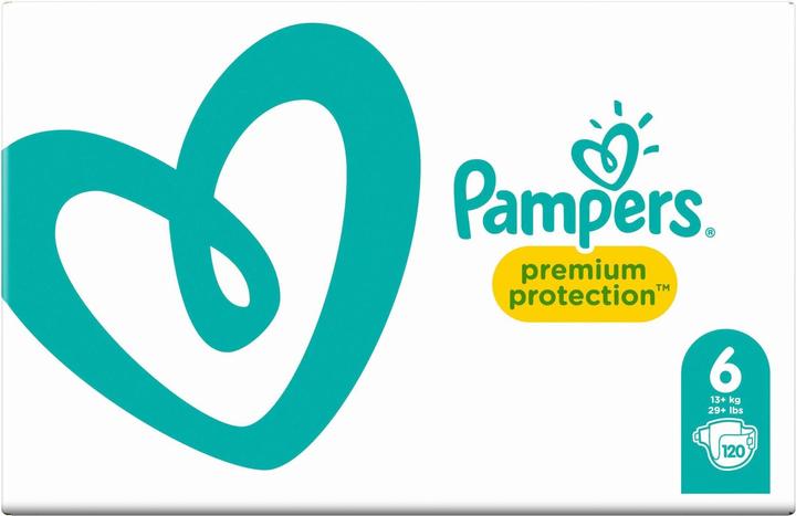 Immagine prodotto Pampers Protezione Premium (Dimensione 6, Pacco mensile, 120 Pezzo/i)