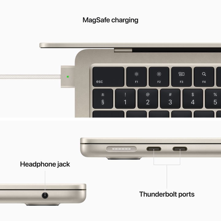 Image du produit Apple MacBook Air – 2022 (13.60", M2, 8 Go, 512 Go, CH)