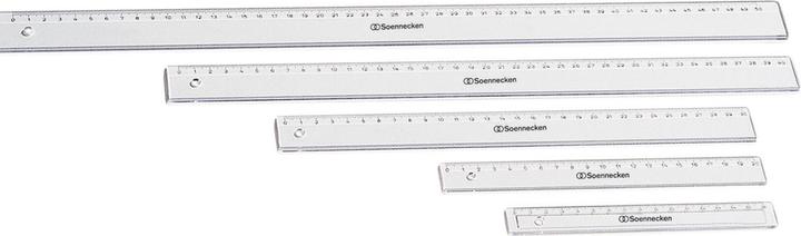 Produktbild Soennecken Lineal Länge: 30 cm Werkstoff: Kunststoff (30 cm, Kunststoff)