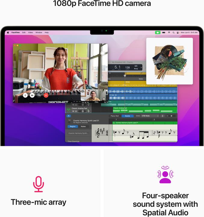 Immagine prodotto Apple MacBook Air – 2022 (13.60", 2000 GB, 24 GB, CH, M2)