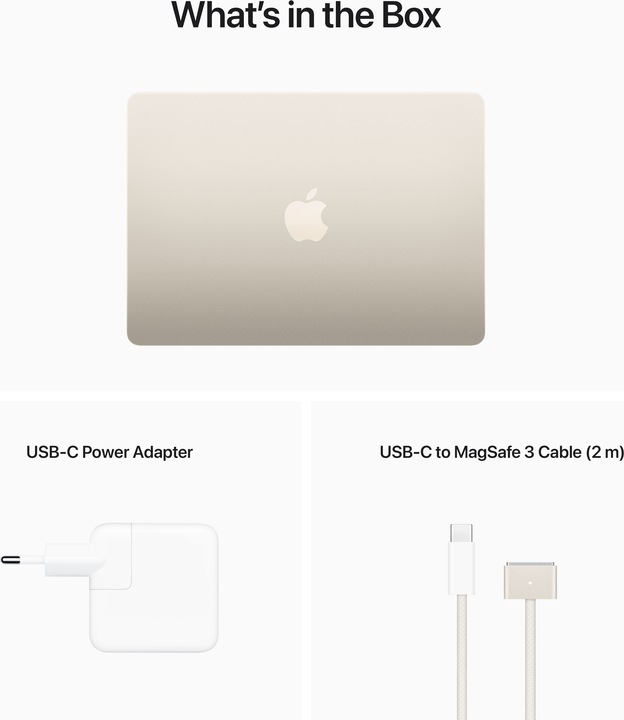 Produktbild Apple MacBook Air – 2022 (13.60", M2, 16 GB, 1000 GB, CH)