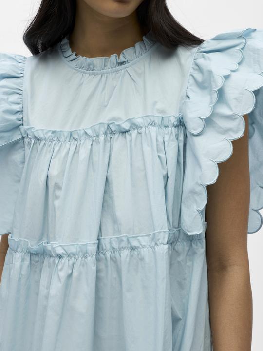 Produktbild Object Gerüschtes Minikleid (36)