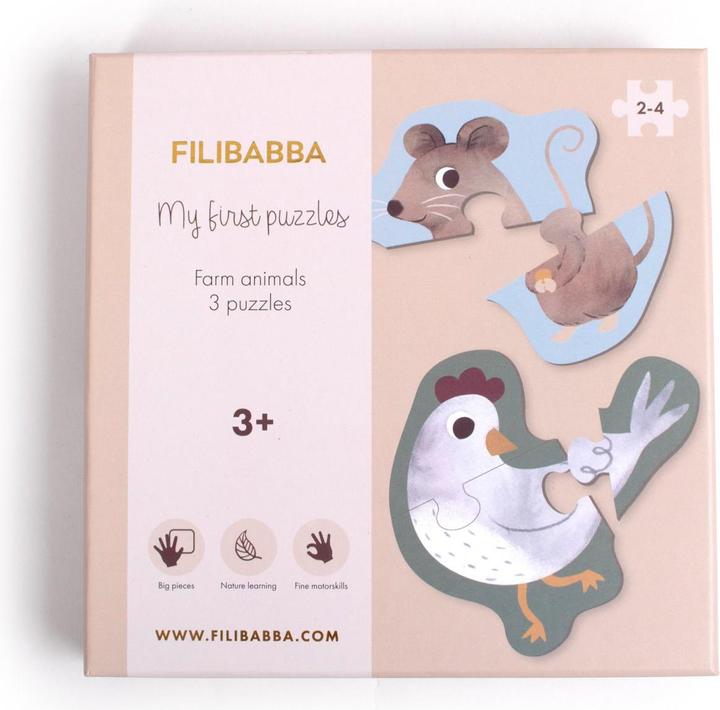 Produktbild Filibabba Meine ersten Puzzlespiele (3 Teile)